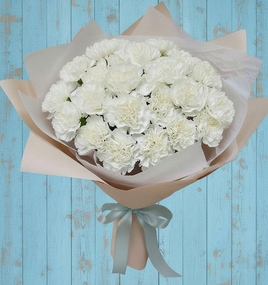 Букет цветов из: Гвоздики в Ищёрской