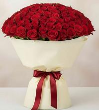 Букет 101 Красная роза Милано в Ищёрской