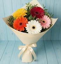 Букет цветов из:  Герберы в Ищёрской