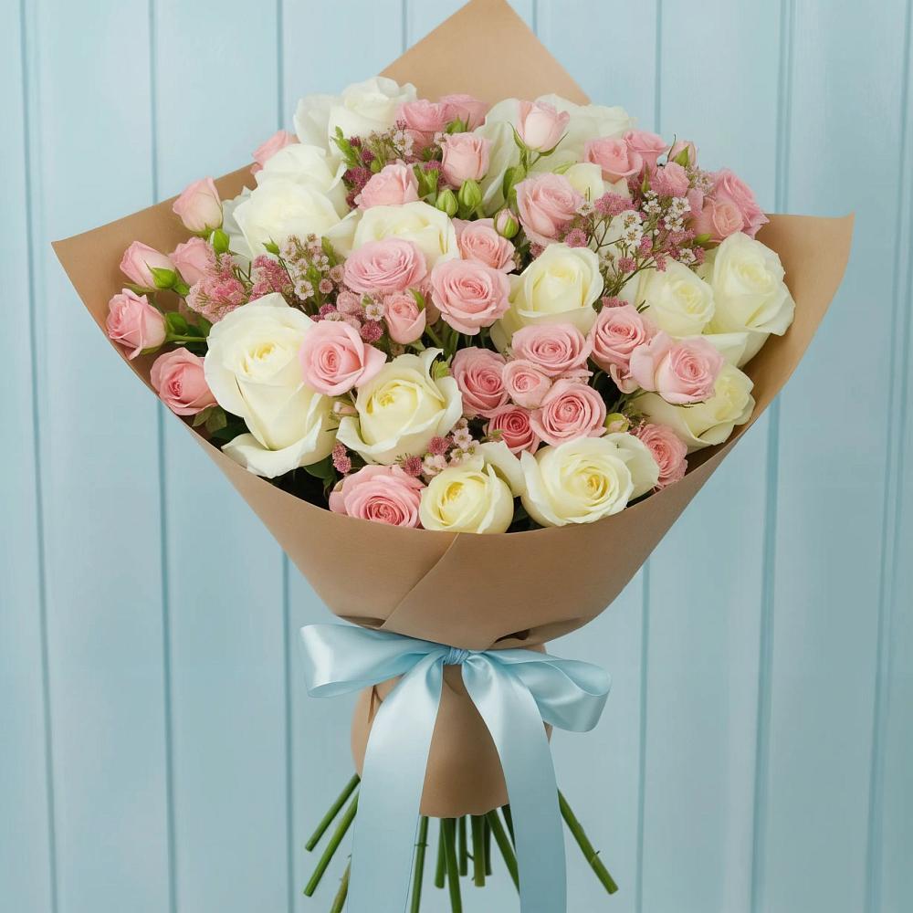 Букет цветов из: Розы в Ищёрской