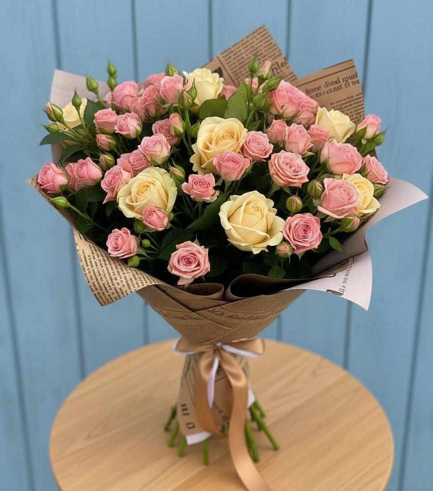 Букет цветов из: Розы в Ищёрской