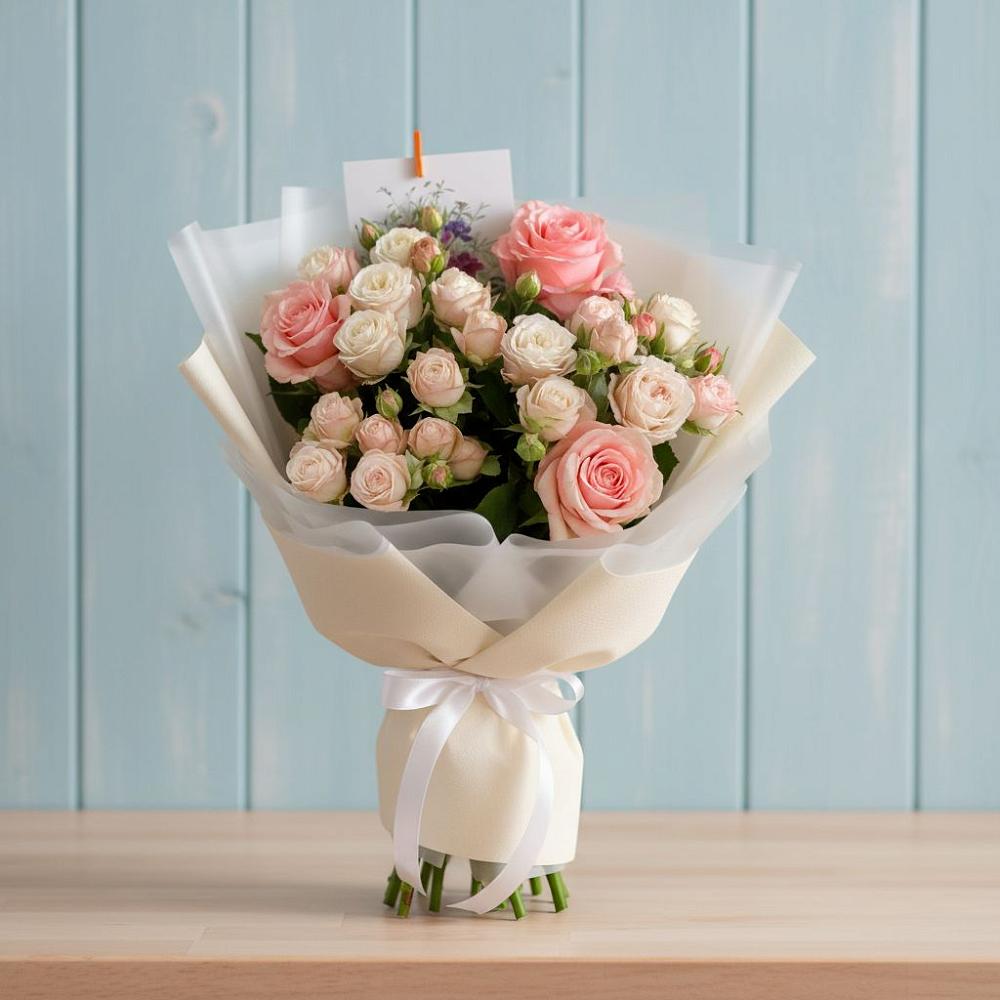 Букет цветов из: Розы в Ищёрской