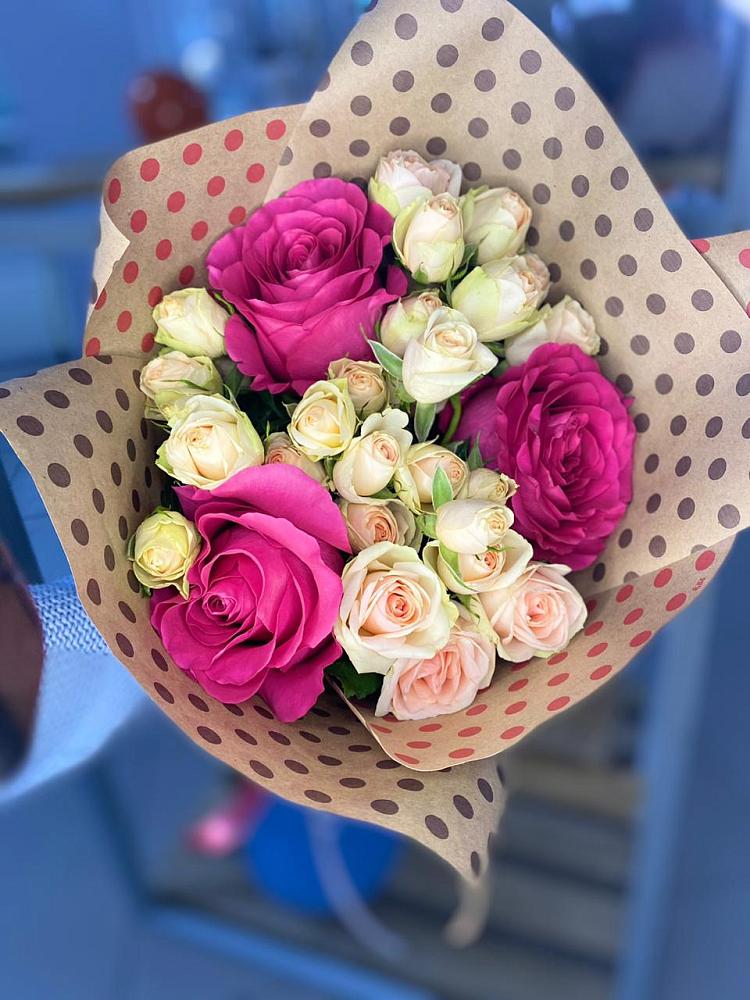 Букет цветов из: Розы в Ищёрской