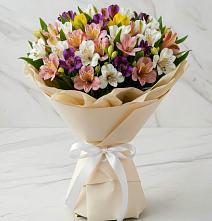 Букет цветов из:  Альстромерии #REPLACE_PRED# Ищёрской