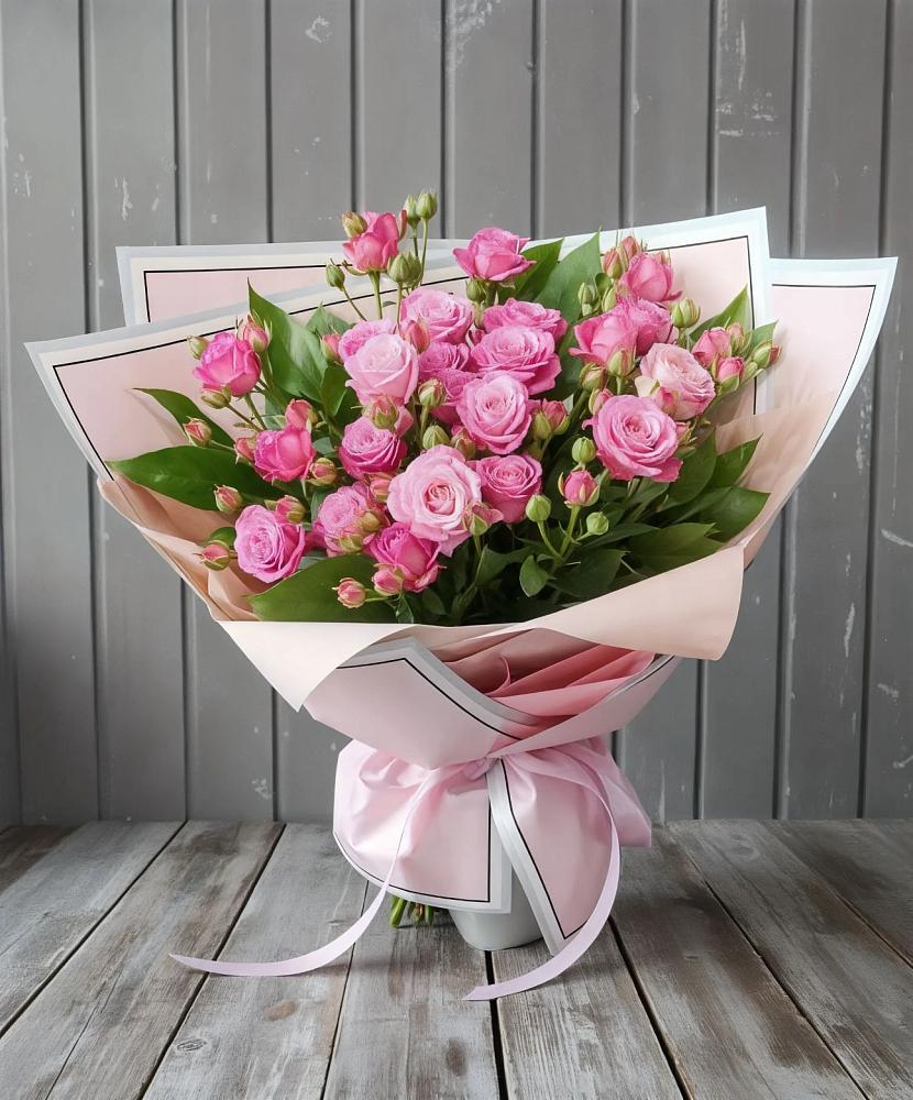 Букет Розовый кустик в Ищёрской