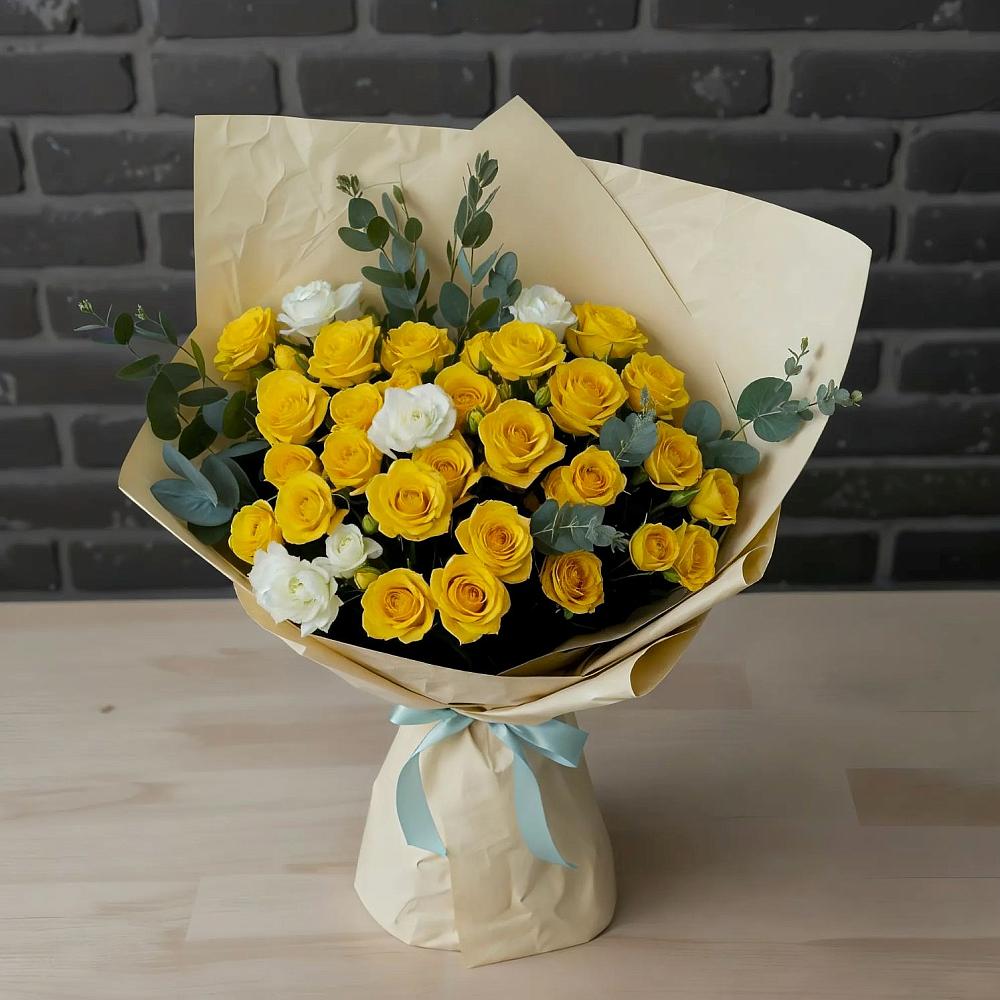 Букет цветов из: Розы в Ищёрской