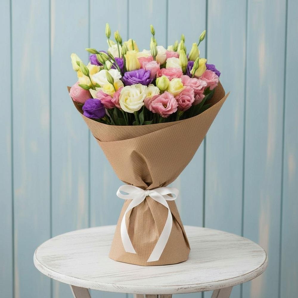 Букет цветов из: Лизиантусы в Ищёрской