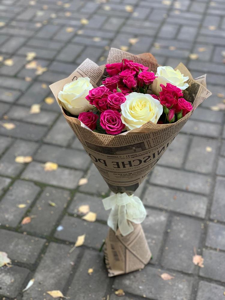 Букет цветов из: Розы в Ищёрской