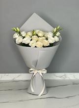 Букет цветов из:  Розы и Лизиантусы в Ищёрской